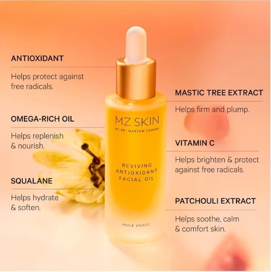 Picture of MZ Skin Reviving Antioxidant Facial Oil 30ml