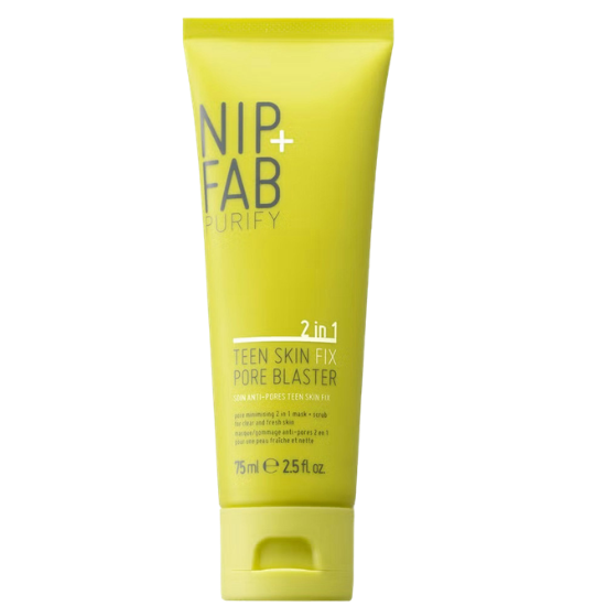 Picture of NIP FAB Teen Skin Fix 2 In 1 Mask and Scrub Pore Blaster 75ml