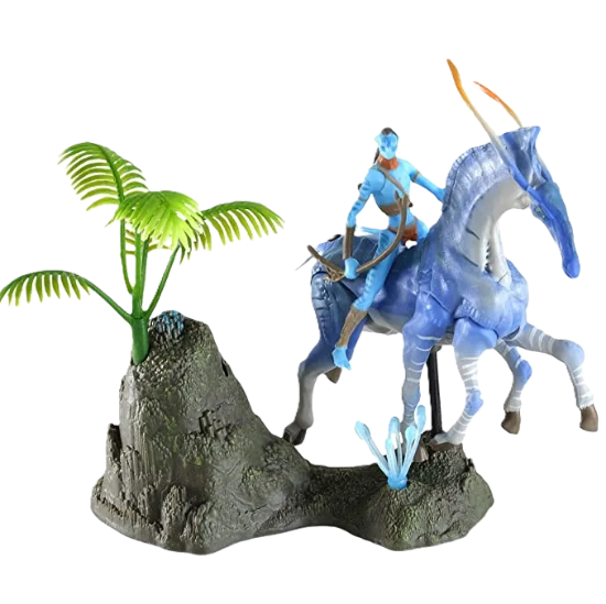 Picture of Avatar Way Of The Water Deluxe Medium Action Figures Tsu'tey & Direhorse