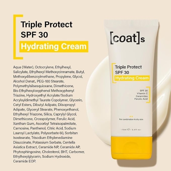 Picture of Coats Triple Protect SPF 30 Hydrating Cream 75ml